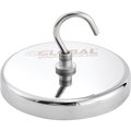 Global Industrial Ceramic Magnetic Hook, 20 Lbs. Pull, 6PK 320757